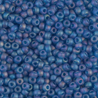 Miyuki rocailles Perlen 8/0 - Matte transparent capri blue ab 8-149FR
